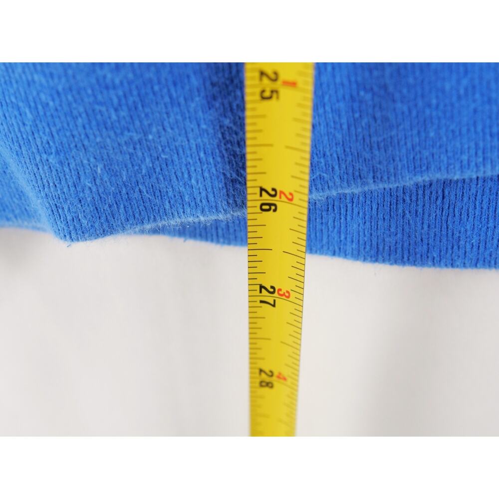 VTG 90s Yamaha Racing Crewneck Sweatshirt XL Blue Fruit of the Loom Made in USA - Picture 5 of 8